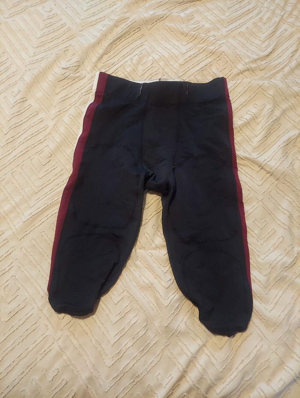 Powers Athletic Vintage Mens XL Football Girdle Shorts Made in USA Maroon White